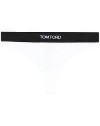 Tom Ford - Logo Thongs - Lyst