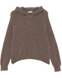 SOSUE - Wool Blend Hoodie - Lyst