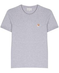 Maison Kitsuné - Fox Head Cotton T-Shirt - Lyst