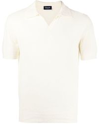 Drumohr - Short-sleeve V-neck Polo Shirt - Lyst