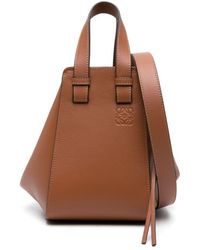 Loewe - Compact Hammock Leather Handbag - Lyst