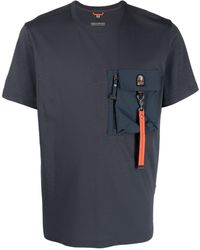 Parajumpers - Pocket Detail Cotton T-shirt - Lyst