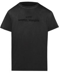 Maison Margiela - Logo Cotton T-shirt - Lyst