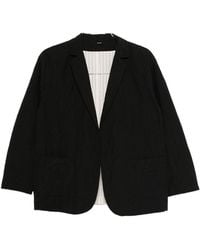 Apuntob - Cotton Blend Blazer Jacket - Lyst
