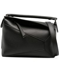Loewe - Puzzle Edge Small Leather Handbag - Lyst