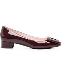 Roger Vivier - Roundy Patent Leather Ballets - Lyst