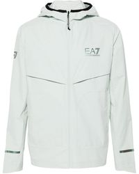 EA7 - Logo Nylon Blouson Jacket - Lyst