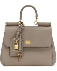 Dolce & Gabbana - Sicily Soft Leather Handbag - Lyst