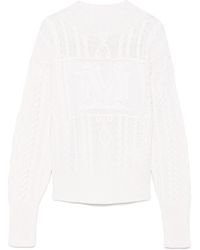 Max Mara - Wool And Cashmere Crewneck Jumper Sweater - Lyst