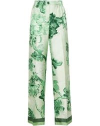 F.R.S For Restless Sleepers - Etere Silk Trousers - Lyst