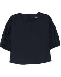 Emporio Armani - Cotton Blouse - Lyst