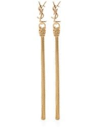 Saint Laurent - Orecchini Cassandre - Lyst