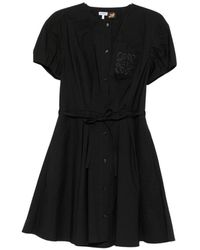 Loewe - Cotton Short Dress - Lyst