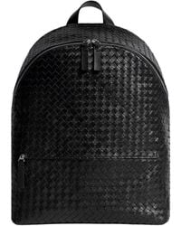 Bottega Veneta - Woven Leather Backpack - Lyst
