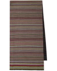 Paul Smith - Signature Stripe Wool And Silk Scarf - Lyst