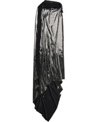 Balenciaga - Metallic Effect Midi Dress - Lyst