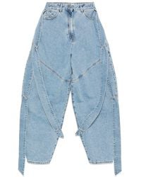 The Attico - Oversized Denim Jeans - Lyst