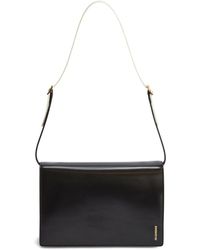 Jil Sander - File Small Leather Crossbody Bag - Lyst
