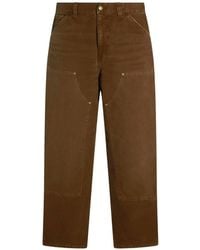 Carhartt - Double-Knee Cotton Trousers - Lyst