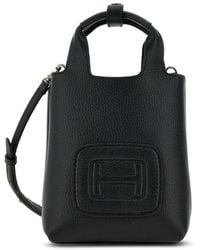 Hogan - H-Bag Mini Leather Tote Bag - Lyst