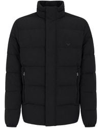 Emporio Armani - Nylon Short Down Jacket - Lyst