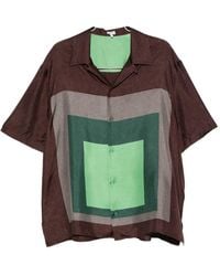 Loewe - Printed Silk Shirt - Lyst