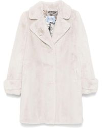 Blugirl Blumarine - Faux Fur Coat - Lyst