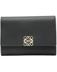 Loewe - Anagram Small Leather Wallet - Lyst