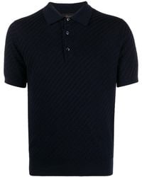 Brioni - Cashmere And Cotton Blend Polo Shirt - Lyst