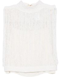 Fabiana Filippi - Wool And Silk Blend Top - Lyst