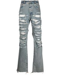 424 - Distressed-effect Straight-leg Jeans - Lyst