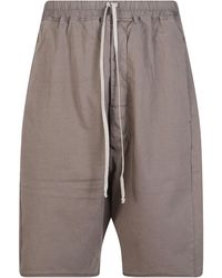 Rick Owens - Bermuda Shorts With Drawstring - Lyst