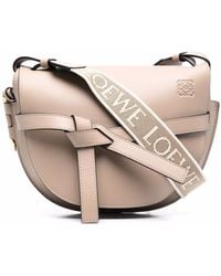 Loewe - Gate Small Leather Crossbody Bag - Lyst