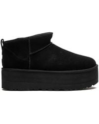 UGG - Classic Ultra Mini Platform Suede Classic Boots - Lyst
