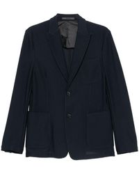 Giorgio Armani - Icon Single-Breasted Blazer Jacket - Lyst