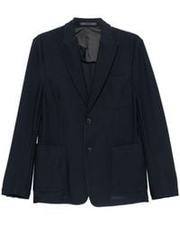 Giorgio Armani - Icon Single-Breasted Blazer Jacket - Lyst