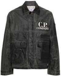 C.P. Company - Giacca-camicia con stampa - Lyst