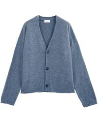 Diana Studio - Alpaca Blend Cardigan With Raw Cut Edges - Lyst