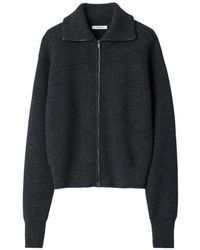 Lemaire - Wool Zipped Cardigan - Lyst