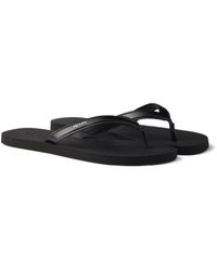 Prada - Leather Thong Sandals - Lyst
