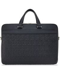 Ferragamo - Gancini Leather Handbag - Lyst