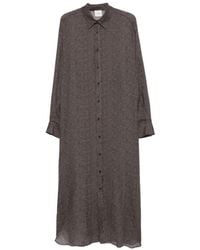 Alysi - Chemisier Long Dress - Lyst