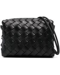 Bottega Veneta - Loop Mini Leather Crossbody Bag - Lyst