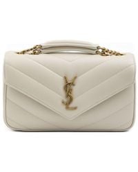 Saint Laurent - Loulou Small Leather Shoulder Bag - Lyst