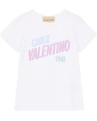 Valentino - Chez Cotton T-Shirt - Lyst