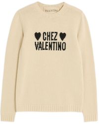 Valentino - Chez Wool Sweater - Lyst