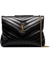 Saint Laurent - Loulou Medium Chain Bag In Quilted "y" Leather - Lyst
