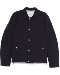 Brunello Cucinelli - Nylon Short Down Jacket - Lyst