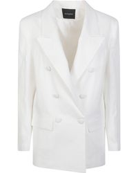 ACTUALEE - Double-Breasted Blazer - Lyst