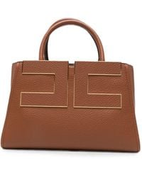 Elisabetta Franchi - Faux Leather Tote Bag - Lyst